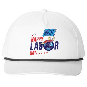 Labor Day Meaningful Gift Happy United Labor Day Proud Meaningful Gift Snapback Five-Panel Rope Hat