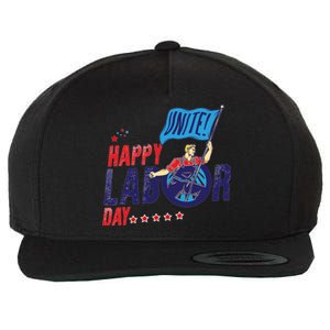 Labor Day Meaningful Gift Happy United Labor Day Proud Meaningful Gift Wool Snapback Cap