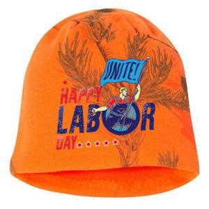 Labor Day Meaningful Gift Happy United Labor Day Proud Meaningful Gift Kati - Camo Knit Beanie