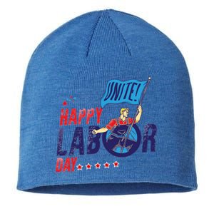 Labor Day Meaningful Gift Happy United Labor Day Proud Meaningful Gift Sustainable Beanie