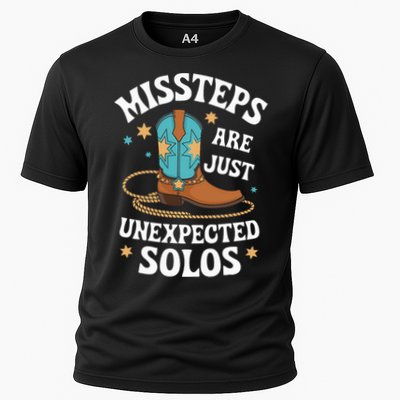 Line Dancing Missteps Are Just Unexpected Solos Line Dancer Cooling Performance Crew T-Shirt