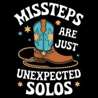 Line Dancing Missteps Are Just Unexpected Solos Line Dancer Drawstring Bag
