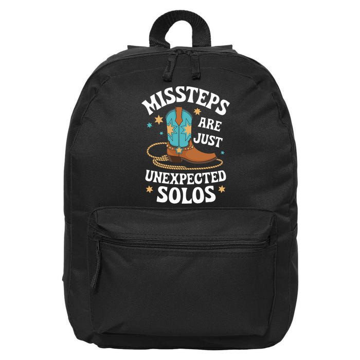 Line Dancing Missteps Are Just Unexpected Solos Line Dancer 16 in Basic Backpack