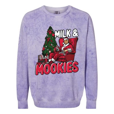 La Dodgers Milk & Mookies Christmas Colorblast Crewneck Sweatshirt