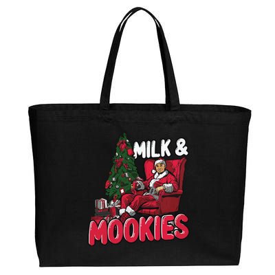 La Dodgers Milk & Mookies Christmas Cotton Canvas Jumbo Tote