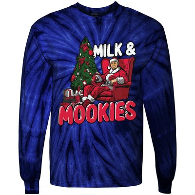 La Dodgers Milk & Mookies Christmas Tie-Dye Long Sleeve Shirt