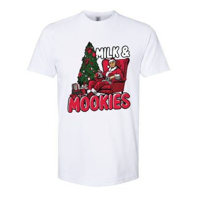 La Dodgers Milk & Mookies Christmas Softstyle CVC T-Shirt