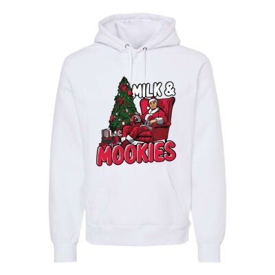 La Dodgers Milk & Mookies Christmas Premium Hoodie