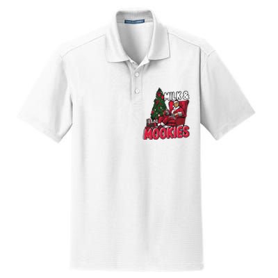 La Dodgers Milk & Mookies Christmas Dry Zone Grid Polo