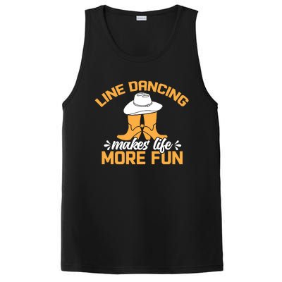 Line Dancing Makes Life More Fun PosiCharge Competitor Tank