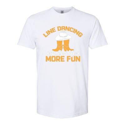 Line Dancing Makes Life More Fun Softstyle CVC T-Shirt