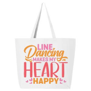 Line Dancing Makes My Heart Happy 25L Jumbo Tote