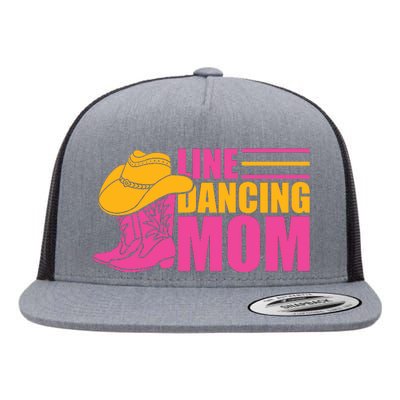 Line Dancing Mom T Flat Bill Trucker Hat