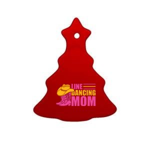 Line Dancing Mom T Ceramic Tree Ornament