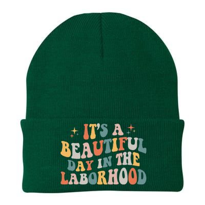 Labor & Delivery Nurse ItS A Beautiful Day In The Laborhood Knit Cap Winter Beanie