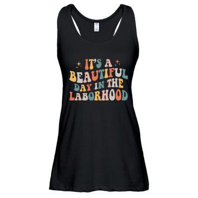 Labor & Delivery Nurse ItS A Beautiful Day In The Laborhood Ladies Essential Flowy Tank