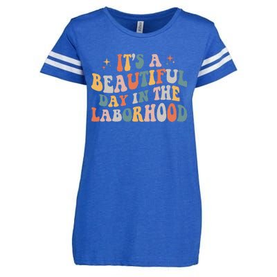 Labor & Delivery Nurse ItS A Beautiful Day In The Laborhood Enza Ladies Jersey Football T-Shirt