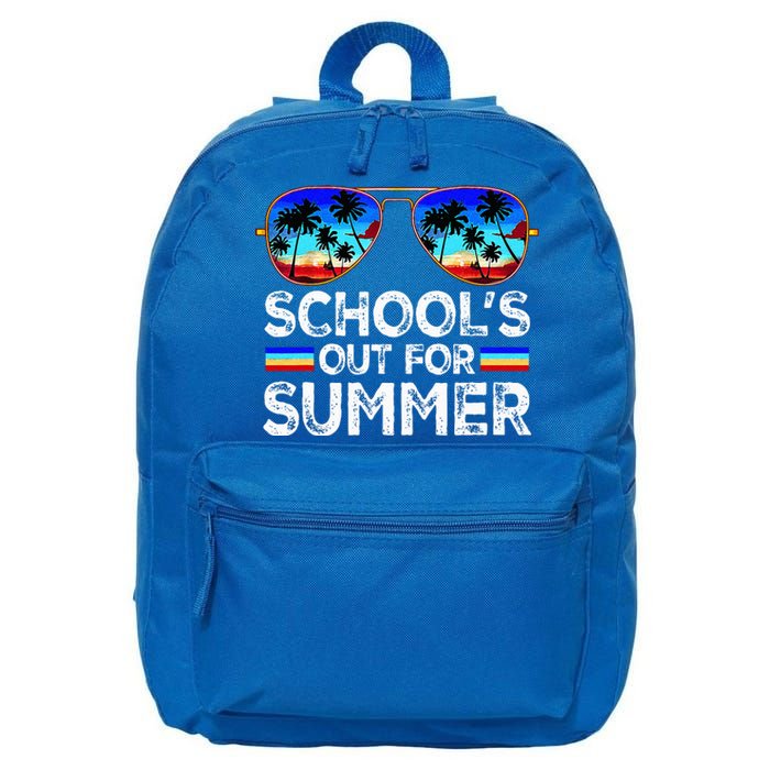 Last Day Of School Schools Out For Summer 16 in Basic Backpack