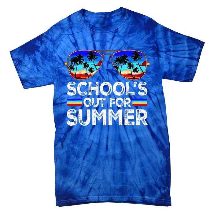 Last Day Of School Schools Out For Summer Tie-Dye T-Shirt