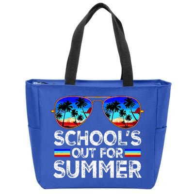 Last Day Of School Schools Out For Summer Zip Tote Bag