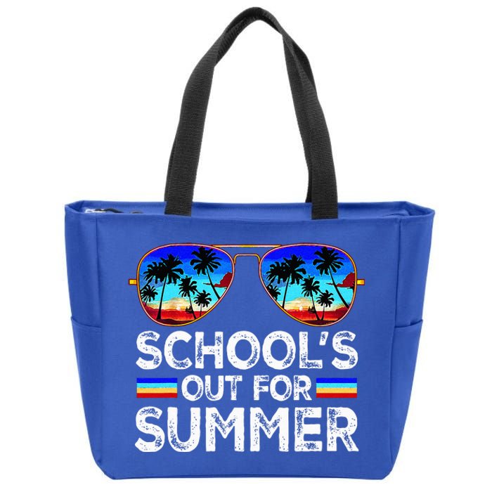 Last Day Of School Schools Out For Summer Zip Tote Bag