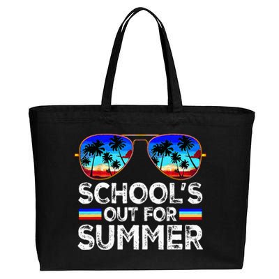 Last Day Of School Schools Out For Summer Cotton Canvas Jumbo Tote