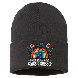 Last Day Of School Teacher Sustainable Knit Beanie