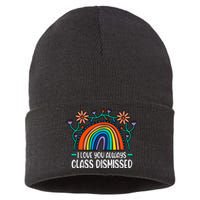 Last Day Of School Teacher Sustainable Knit Beanie