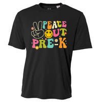 Last Day Of School Peace Out PreSchool Pre K Teacher Cooling Performance Crew T-Shirt