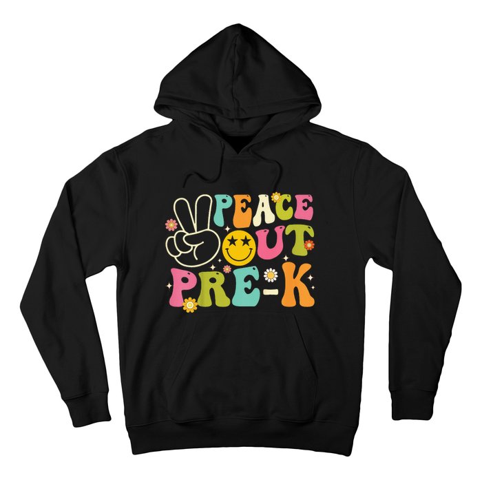 Last Day Of School Peace Out PreSchool Pre K Teacher Hoodie