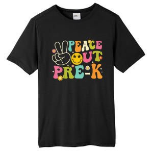 Last Day Of School Peace Out PreSchool Pre K Teacher Tall Fusion ChromaSoft Performance T-Shirt