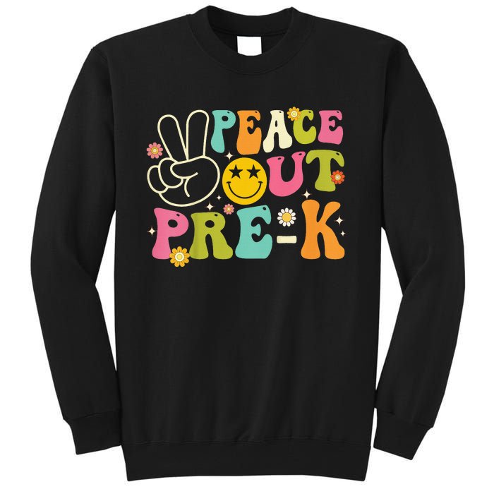 Last Day Of School Peace Out PreSchool Pre K Teacher Tall Sweatshirt