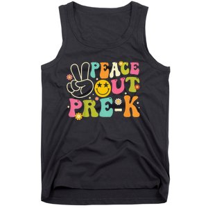 Last Day Of School Peace Out PreSchool Pre K Teacher Tank Top