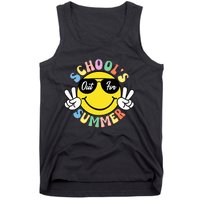 Last Day Of School Graduation Groovy Schools Out Tank Top