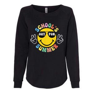 Last Day Of School Graduation Groovy Schools Summer Womens California Wash Sweatshirt