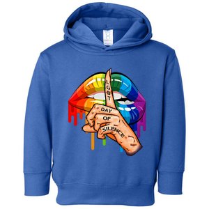 Lgbt Day Of Silence Let Lgbt Signal Funny Gift Toddler Hoodie