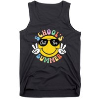 Last Day Of School Graduation Groovy Schools Out For Summer Tank Top