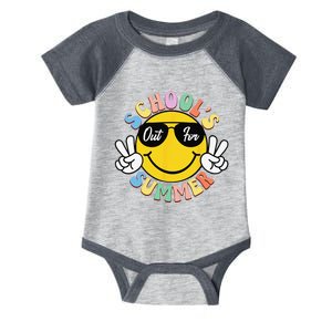 Last Day Of School Graduation Groovy Schools Out For Summer Infant Baby Jersey Bodysuit