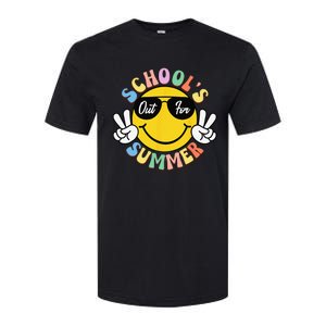 Last Day Of School Graduation Groovy Schools Out For Summer Softstyle CVC T-Shirt