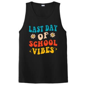 Last Day Of School Vibes Retro Last Day Of School Teacher PosiCharge Competitor Tank