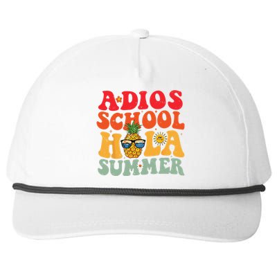 Last day of school teacher Adios School Hola Summer Teacher Snapback Five-Panel Rope Hat