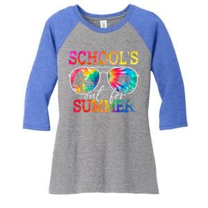 Last Day Of School Schools Out For Summer Women's Tri-Blend 3/4-Sleeve Raglan Shirt