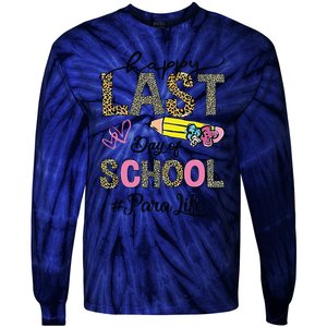 Last Day Of School Teacher Student Graduation Tie-Dye Long Sleeve Shirt