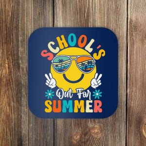 Last Day Of School Graduation Groovy Schools Out For Summer Coaster