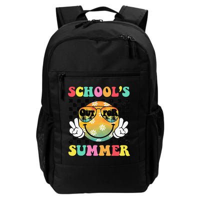 Last Day Of School Smile Teacher Schools Out For Summer Backpack
