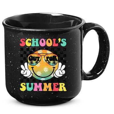 Last Day Of School Smile Teacher Schools Out For Summer 15oz Campfire Ceramic Mug