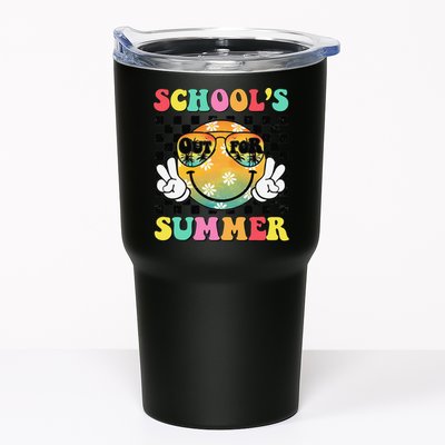 Last Day Of School Smile Teacher Schools Out For Summer Tumbler