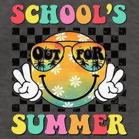 Last Day Of School Smile Teacher Schools Out For Summer Vector Backpack