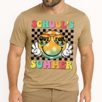 Last Day Of School Smile Teacher Schools Out For Summer Cooling Performance Crew T-Shirt