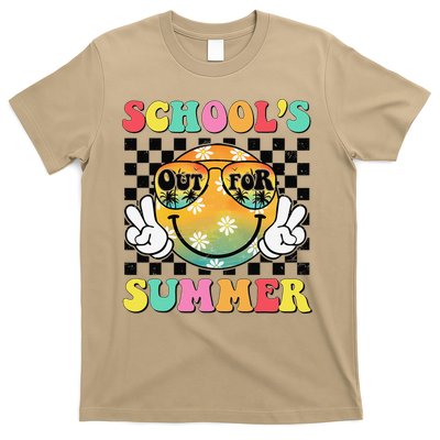 Last Day Of School Smile Teacher Schools Out For Summer T-Shirt